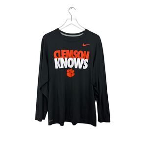 Nike Clemson Tigers Men’s Long Sleeve Logo Top XL